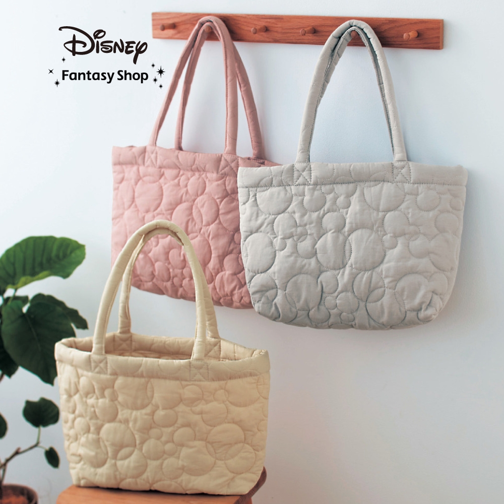 【ディズニー/Disney】キルトバッグ「ミッキーモチーフ」 【ディズニー/Disney】キルトバッグ「ミッキーモチーフ」