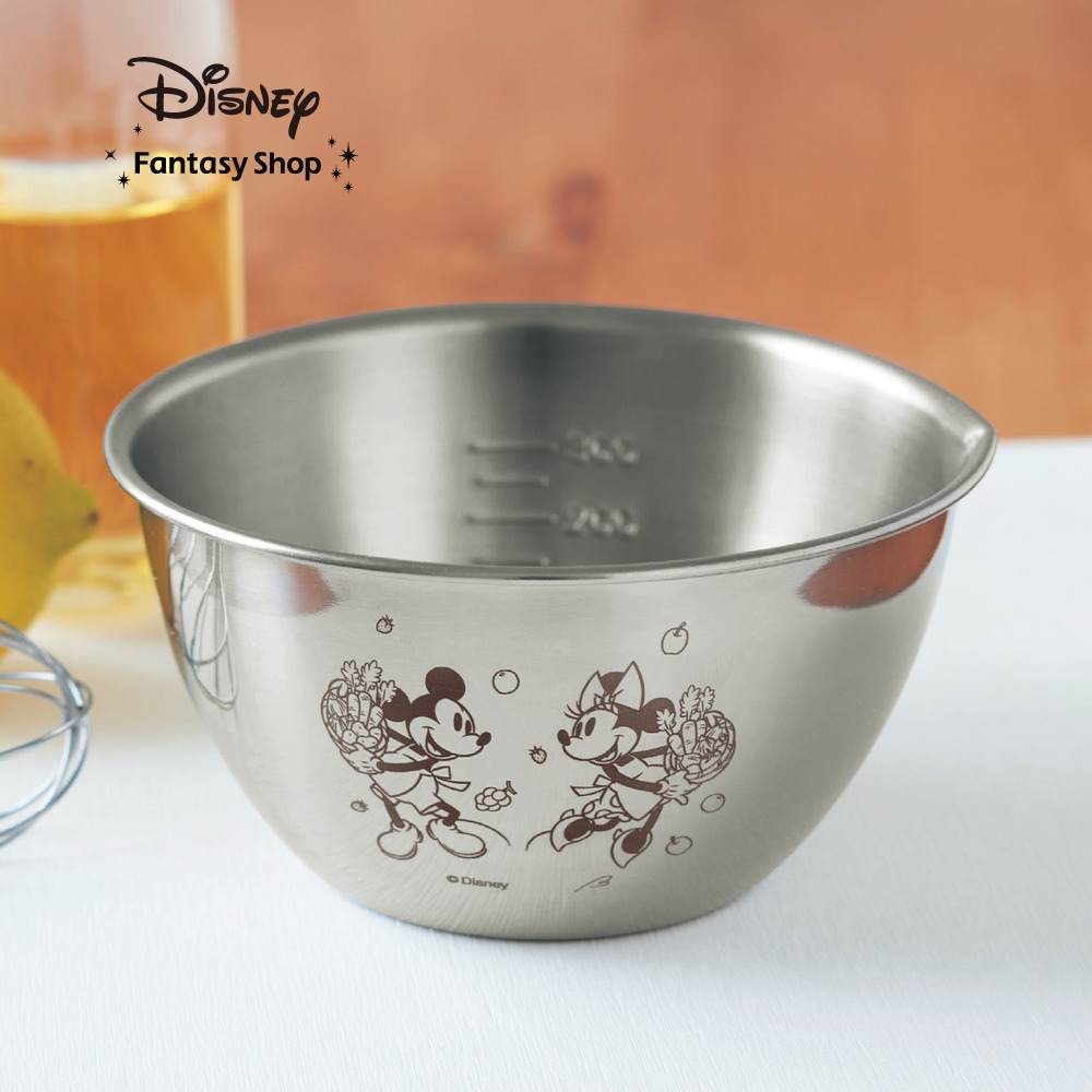 【ディズニー/Disney】ステンレスボウル「ミッキー & ミニー」