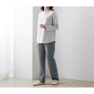 モデル身長170cm／Ｍ　※写真は撮影用のため股下+4cmになります。