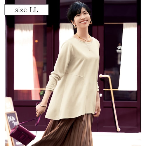 【定期お届け】【初回のみ10%OFF】[LLサイズ] 大人のきれいなシルエットカットソー ：3回シリーズ