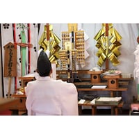 滝宮天満宮様でのご祈祷の様子