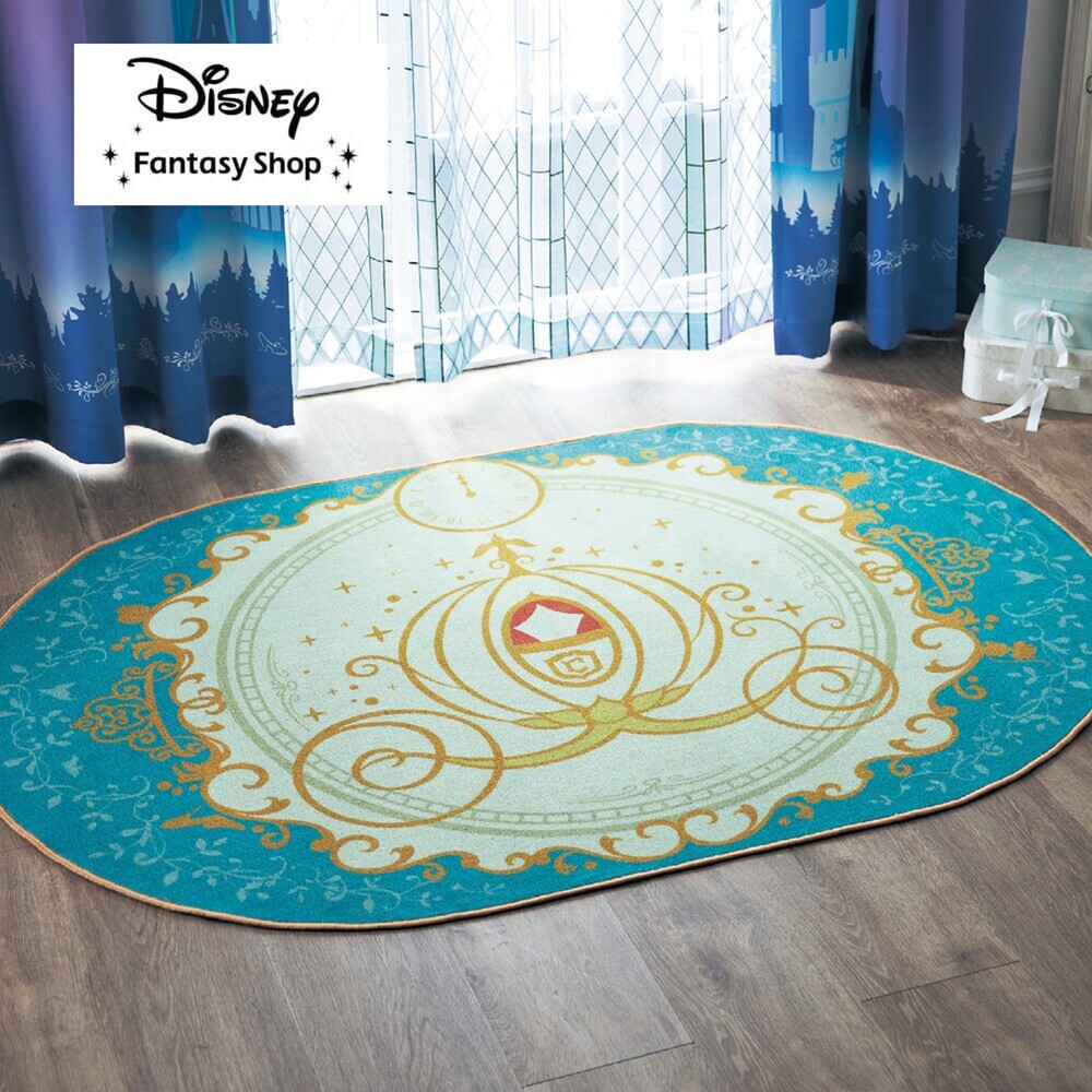 【ディズニー/Disney】かぼちゃの馬車柄のラグ「シンデレラ」 【ディズニー/Disney】かぼちゃの馬車柄のラグ「シンデレラ」