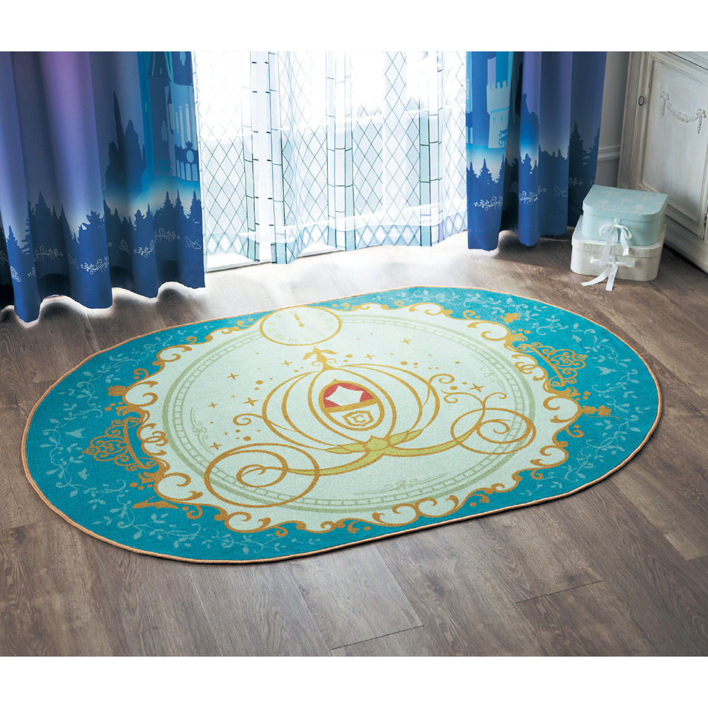 【3/16まで大型送料無料】 かぼちゃの馬車柄のラグ「シンデレラ」(ディズニー/Disney) 【3/16まで大型送料無料】 かぼちゃの馬車柄のラグ「シンデレラ」(ディズニー/Disney)