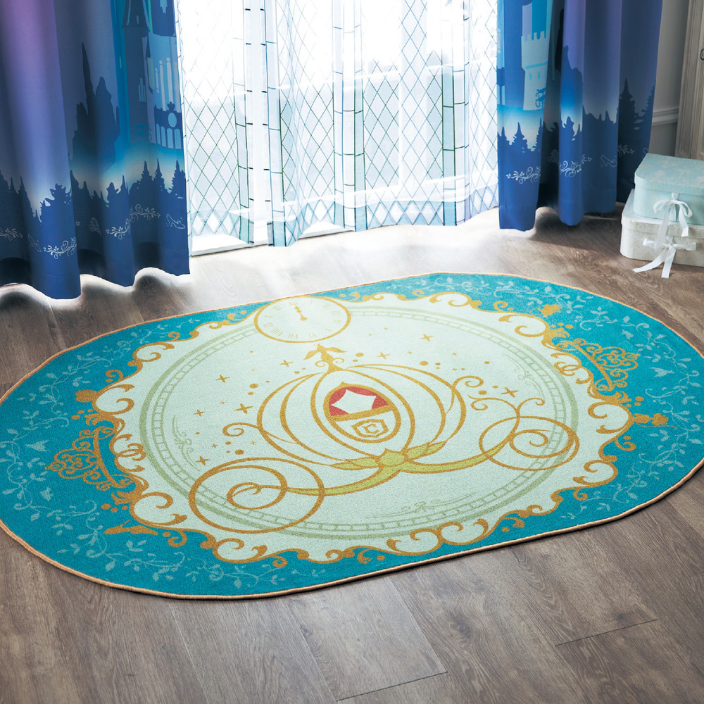 かぼちゃの馬車柄のラグ「シンデレラ」(ディズニー/Disney) かぼちゃの馬車柄のラグ「シンデレラ」(ディズニー/Disney)