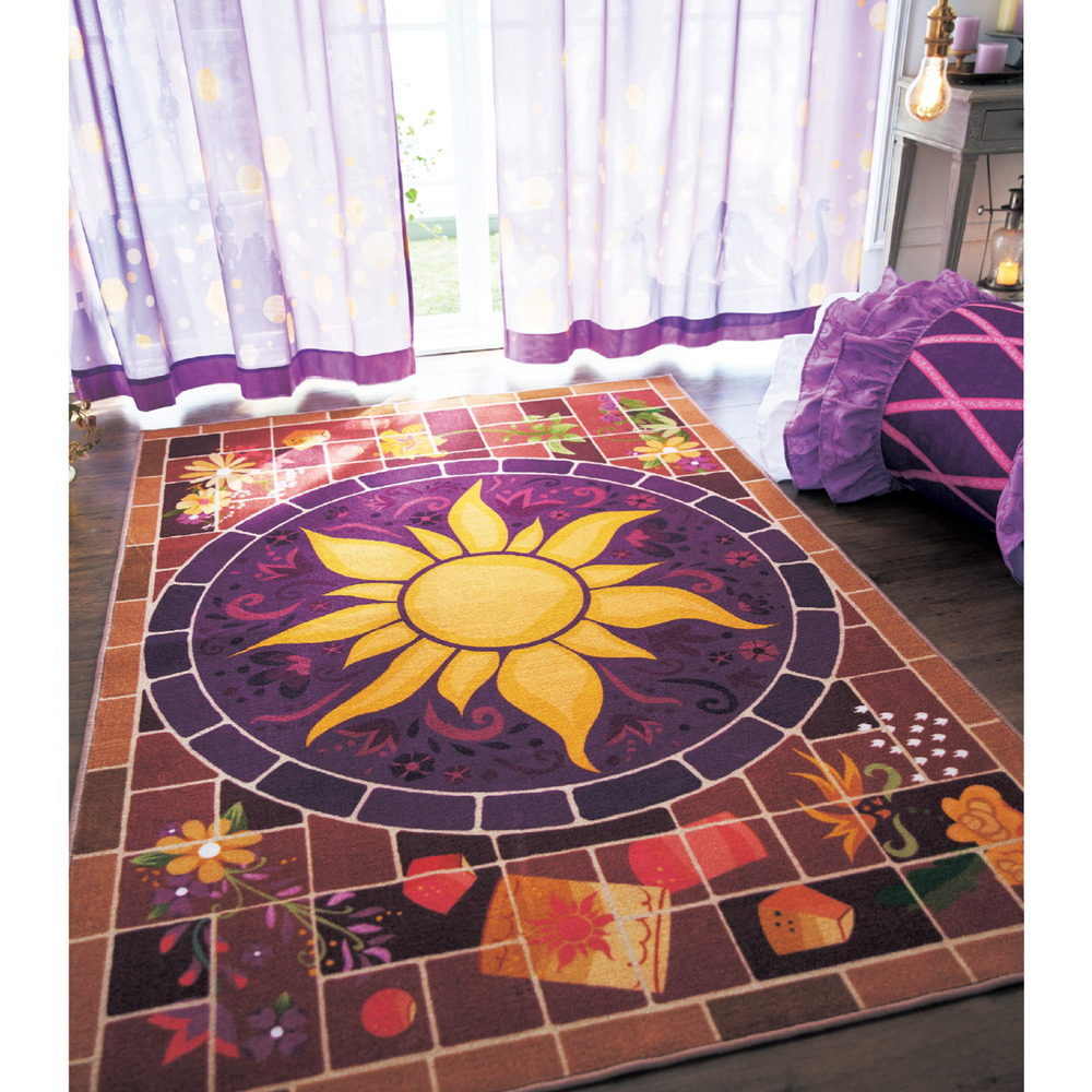 広場をイメージしたタイル柄ラグ「ラプンツェル」(ディズニー/Disney) 広場をイメージしたタイル柄ラグ「ラプンツェル」(ディズニー/Disney)