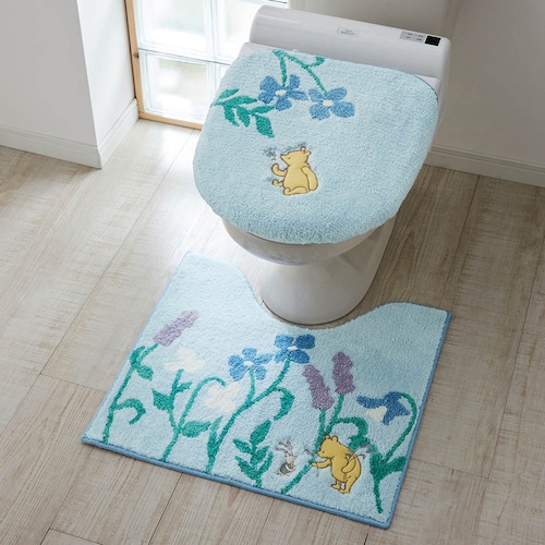 トイレマット＆フタカバーセット「クラシック・プー」