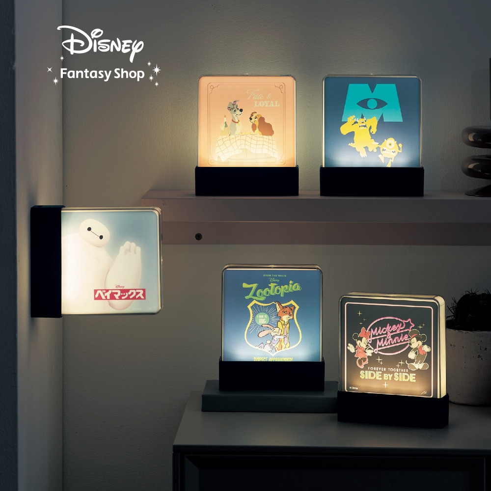 【ディズニー/Disney】看板のようなライト(選べるキャラクター)