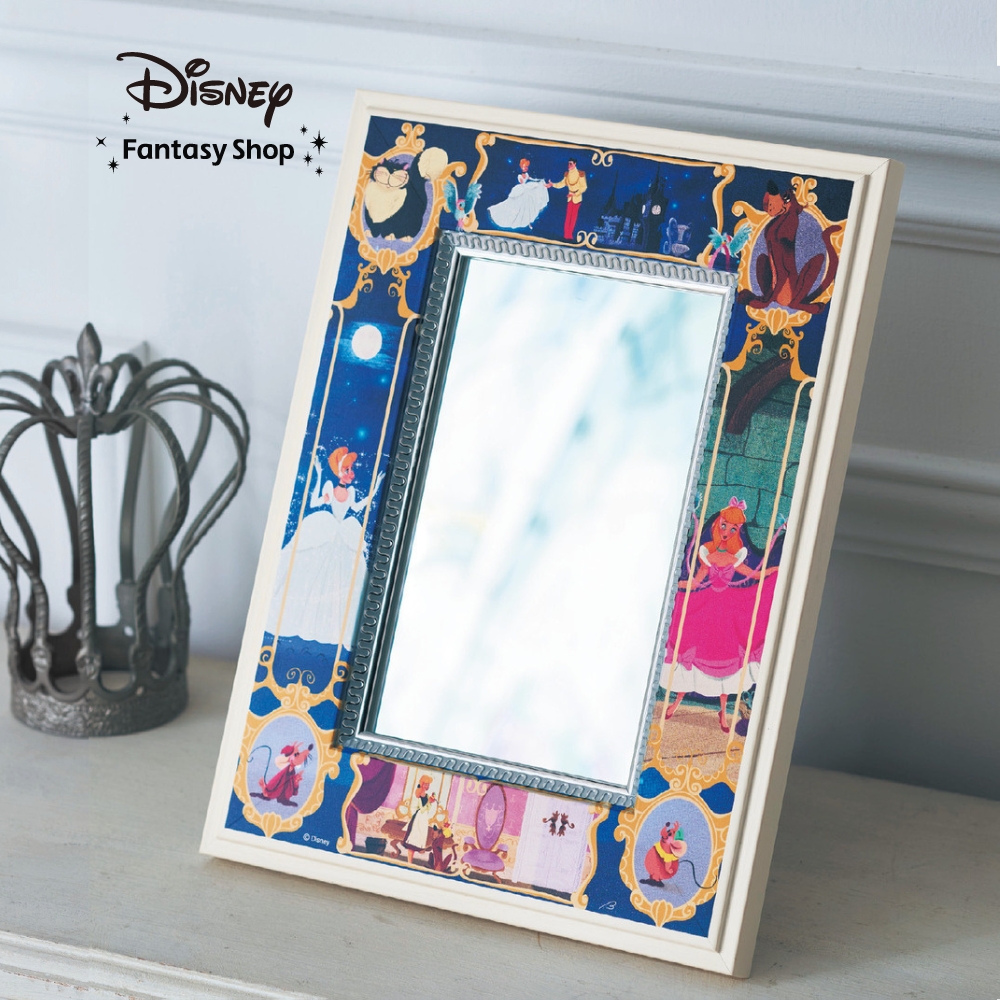 【ディズニー/Disney】アートフレームのミラー「シンデレラ」