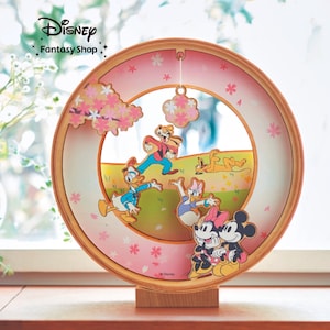 【ディズニー/Disney】木のぬくもりを感じる曲木の季節飾り「ミッキー & フレンズ」