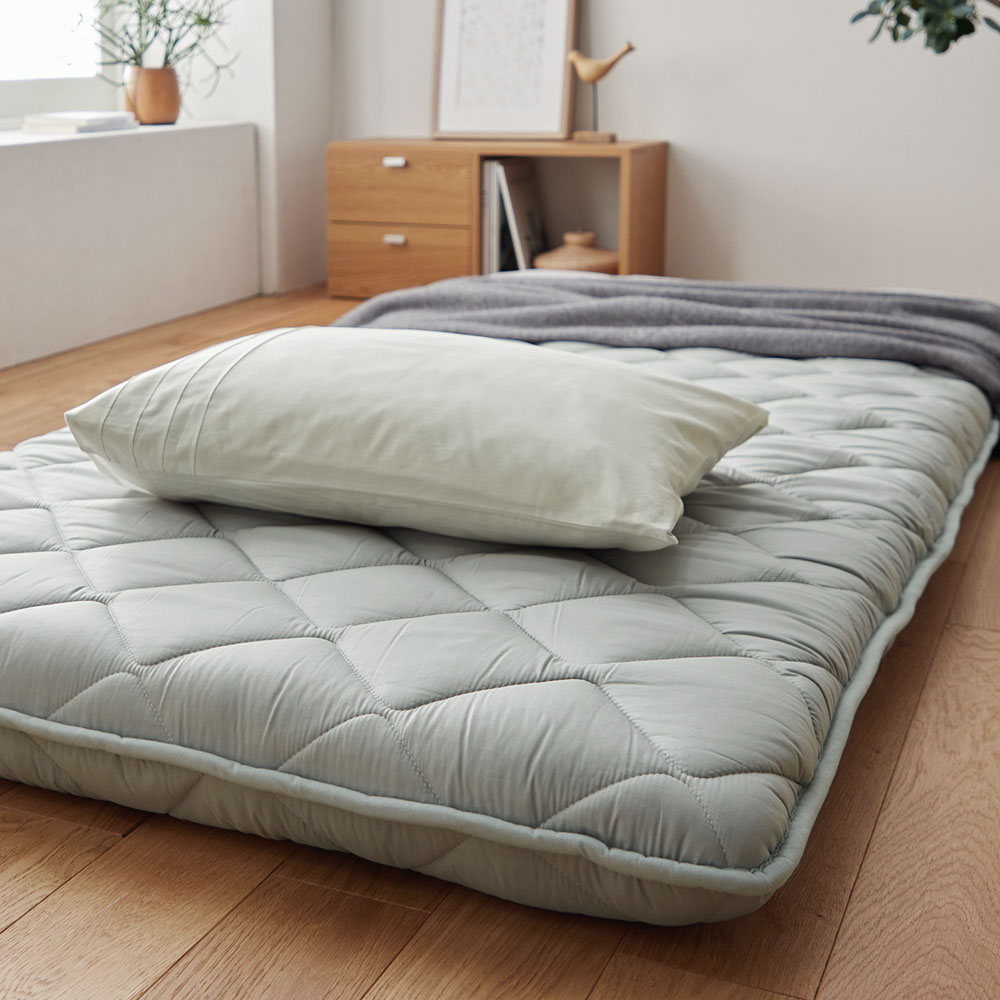 【ベルメゾン】4層構造で仕上げた抗菌防臭・防ダニボリューム敷布団 【ベルメゾン】4層構造で仕上げた抗菌防臭・防ダニボリューム敷布団