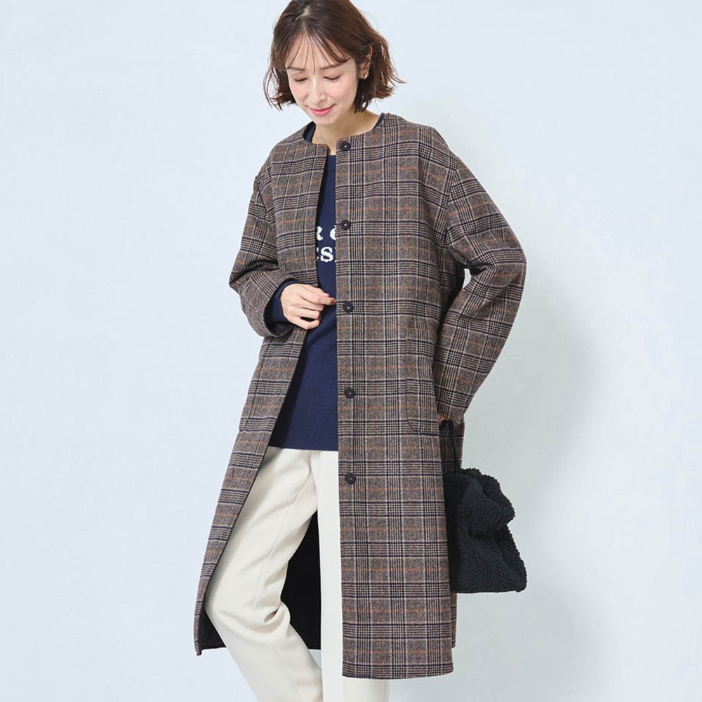 中わた入りリバーシブルロングコート(エスエヌ バイ スタイルノート/SN 中わた入りリバーシブルロングコート(エスエヌ バイ スタイルノート/SN
