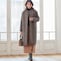 モデル身長170cm／M ※写真は撮影用のため着丈+7cmになります。
