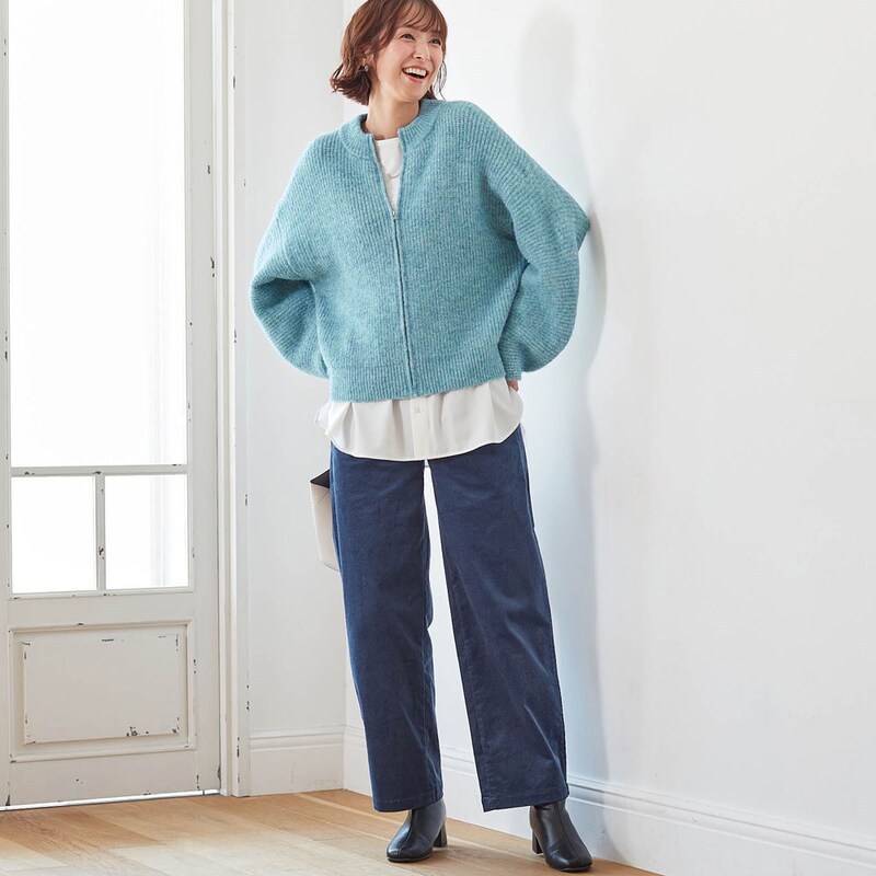 モデル身長169cm／M　※シャツのみ着用