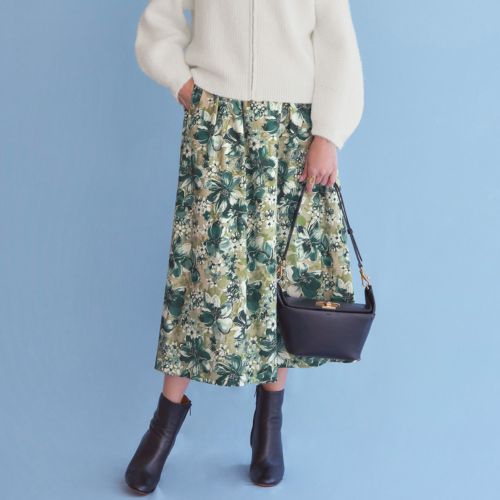 【スタイルノート/StyleNote】フラワープリントスカート