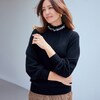 【スタイルノート/StyleNote】取り外せるビジュー付きニット
