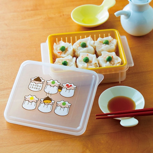 【クリアランス】【1回のみお届け】[栗坊やのクリモ・モカロ・ロンロン] 「ちょこちょこ」ご飯が美味しく保存できるすのこ付き保存容器2個セット