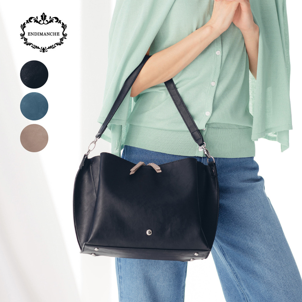 外ポケットが充実したショルダーバッグ(2WAY) 外ポケットが充実したショルダーバッグ(2WAY)