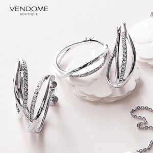 【ヴァンドームブティック/VENDOME BOUTIQUE】フープ型イヤリング・ピアス
