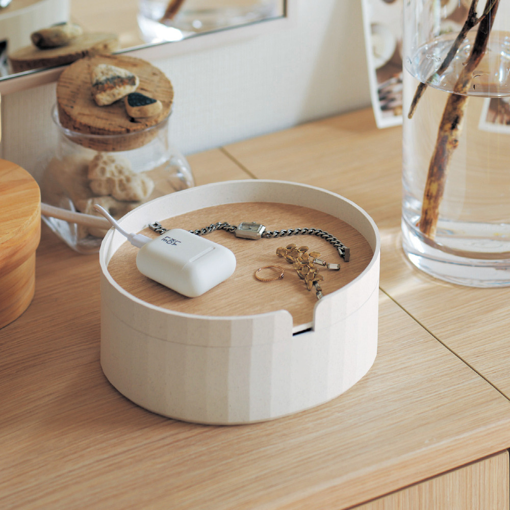 【ソエム/soem】美しく飾りながら収納できる 2 段式トレイ & ケース 【タップケース】