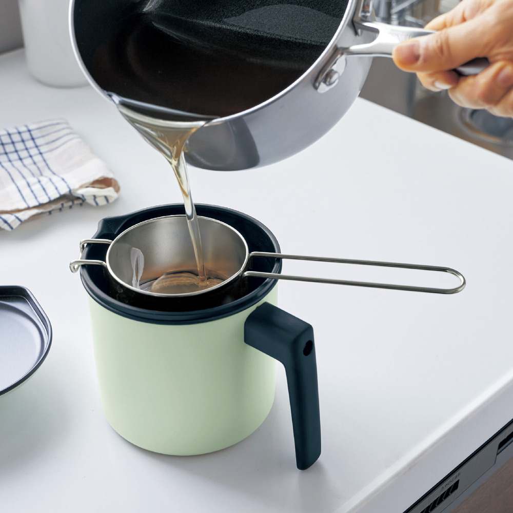 【ベルメゾン】素早くこせる油こしフィルター