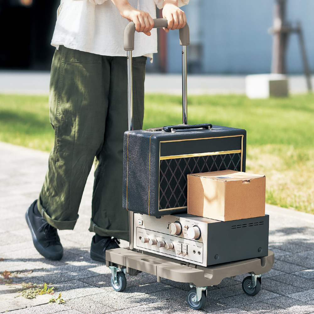 【ベルメゾン】コンパクトに収納できる台車 F.S.ハンドルカート