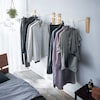 【BELLE MAISON DAYS】ピンで簡単設置 どこでも壁付けハンガーバー「WALL FREE」