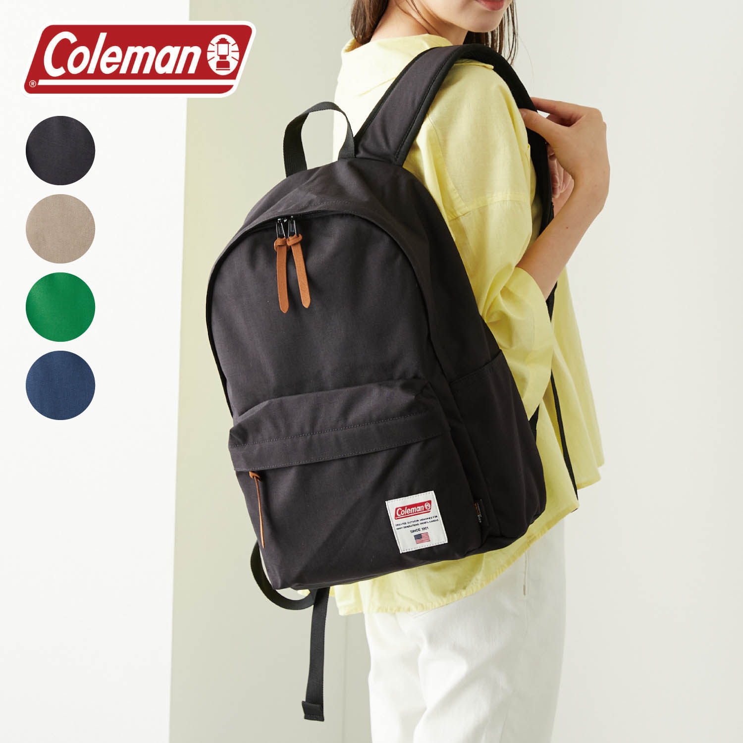 【コールマン/Coleman】ナイロンデイパック【25L・A4対応】【軽量】