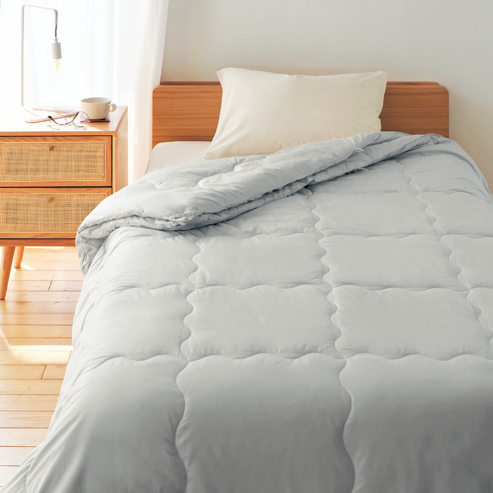 【ベルメゾン】温度調整わたを使った年中使える2枚合わせ掛け布団