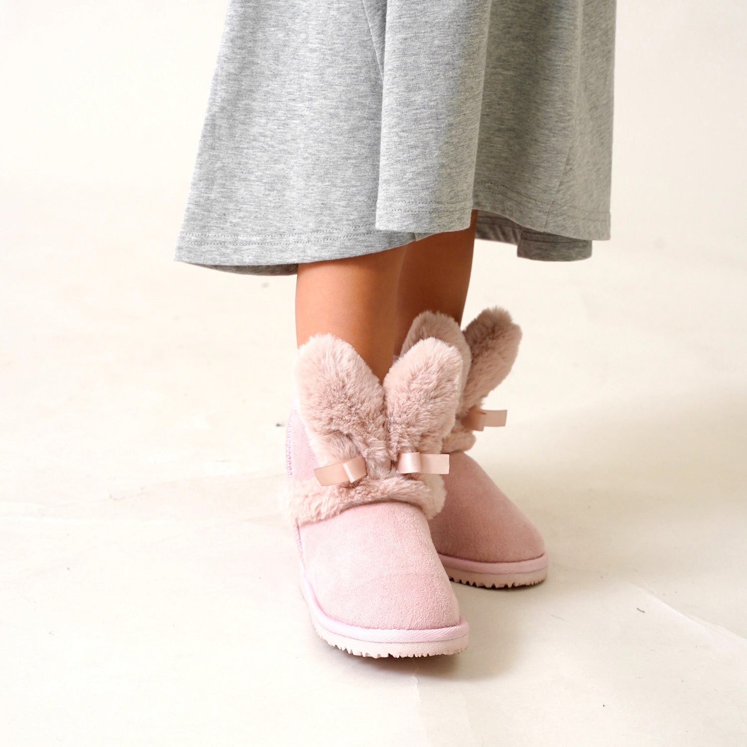 【ベルメゾン】RIO キッズウサギムートンブーツ