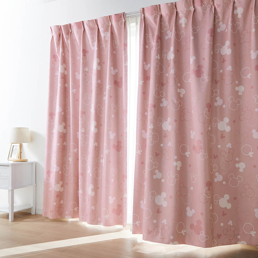 遮光・遮熱・防音カーテン「ミッキーモチーフ」(ディズニー/Disney) 遮光・遮熱・防音カーテン「ミッキーモチーフ」(ディズニー/Disney)