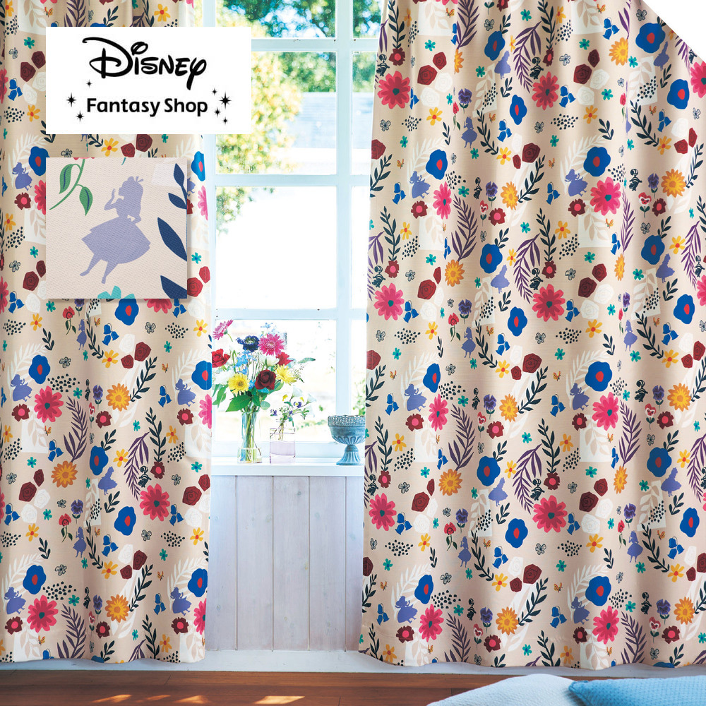 【ディズニー/Disney】遮光・遮熱カーテン「ふしぎの国のアリス」 【ディズニー/Disney】遮光・遮熱カーテン「ふしぎの国のアリス」