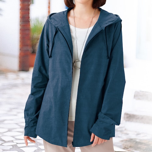 甲まですっぽりＵＶカットパーカー