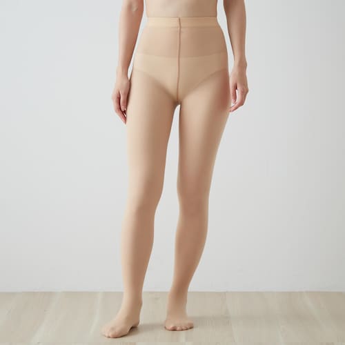 素肌見え美脚フェイクタイツ 130D