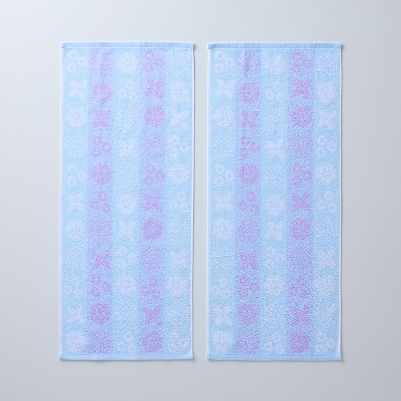 お花（ブルー）