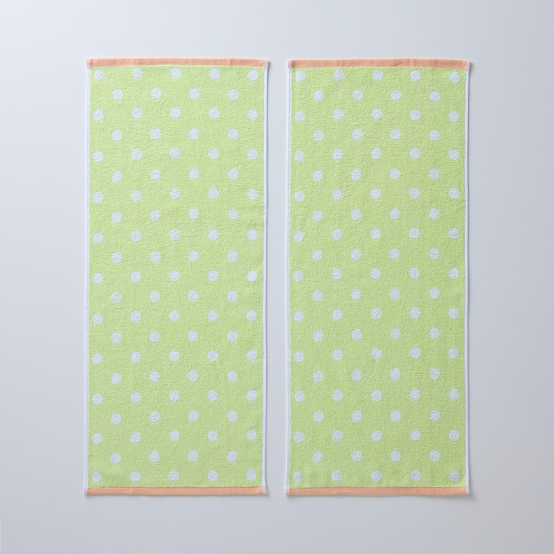 ドット（ライトグリーン）