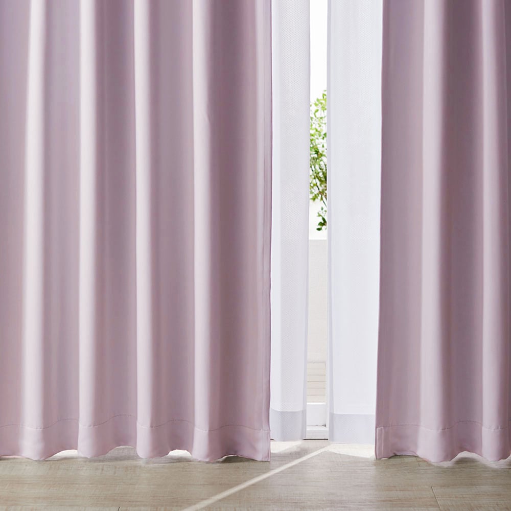 カーテンセット】【99サイズ】 パステルカラーのシンプルな遮光