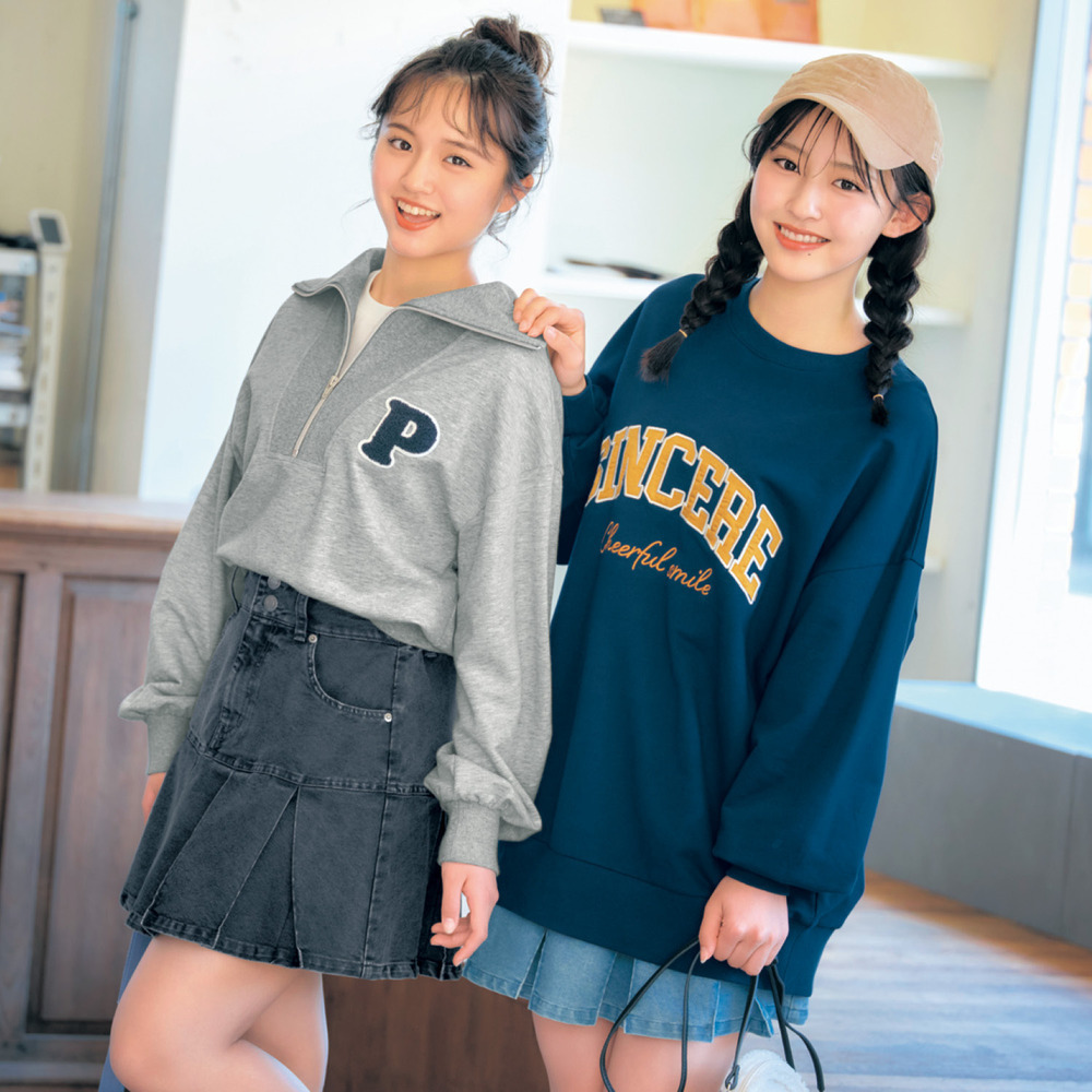 【パペル ラピス/Papel lapiz】デニムプリーツミニスカート(ウエスト調節可) 【子供服】