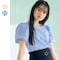 シフォンドッキングパフスリーブＴシャツ 【子供服 半袖】
