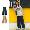 【STANDARD me】サイドパイピングラインタックパンツ(ウエスト調節可) 【子供ズボン】