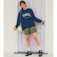 ネイビー／モデル身長164cm・サイズJ-M