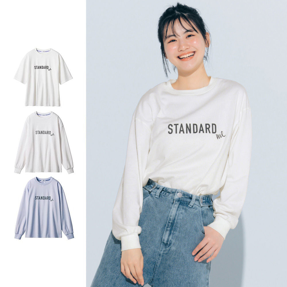 【STANDARD me】ゆるシルエット綿素材タフTシャツ 【子供服】 【STANDARD me】ゆるシルエット綿素材タフTシャツ 【子供服】