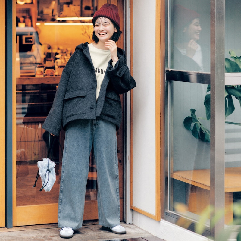 モデル身長164cm・サイズJ-M