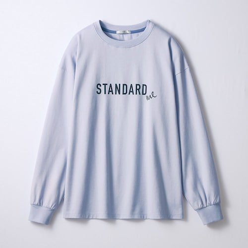 袖口リブゆるシルエット綿素材長袖タフＴシャツ 【子供服】