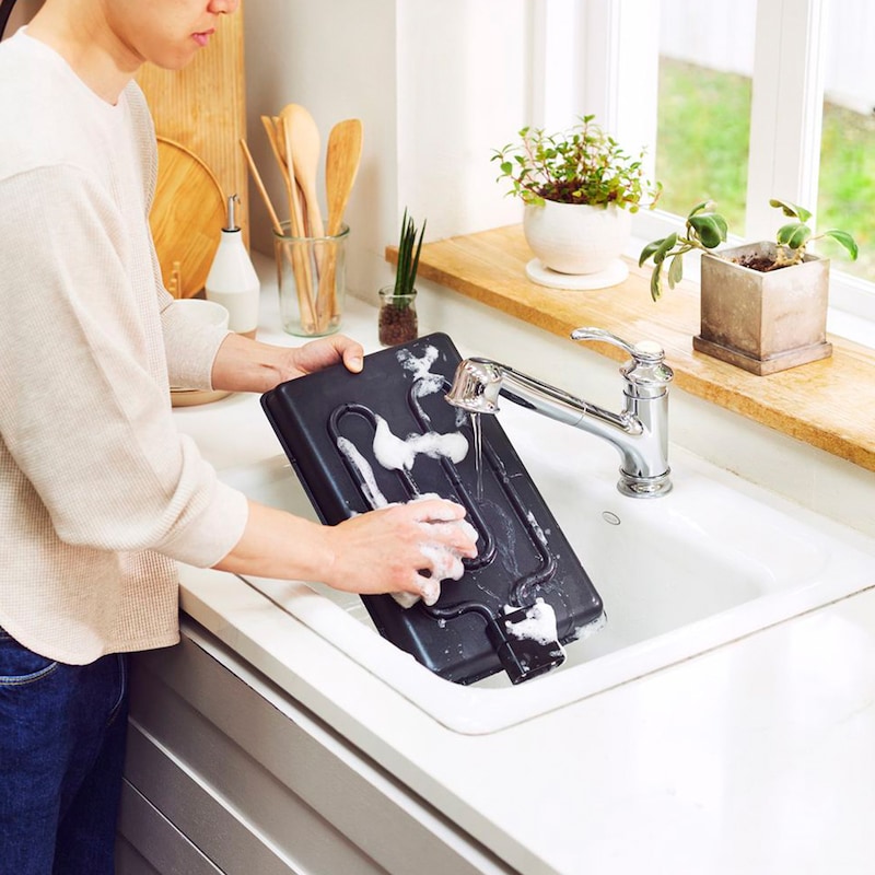 本体パーツは水洗いが可能