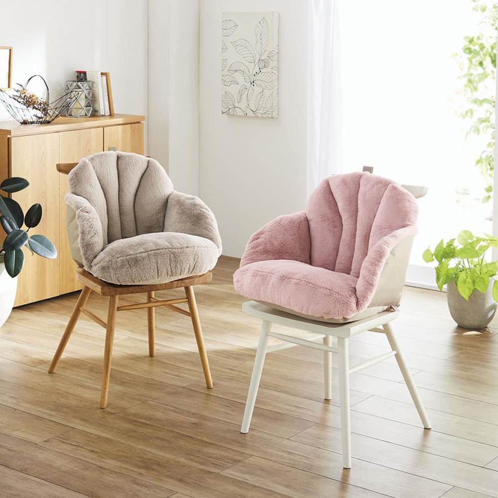 【ベルメゾン】腰ぬく包まれクッション シェル型 【ベルメゾン】腰ぬく包まれクッション シェル型