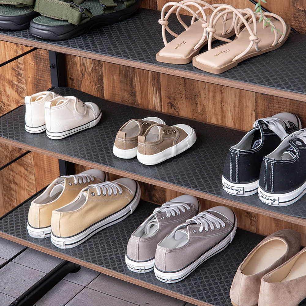 【ベルメゾン】敷きズレしにくい靴箱シート 2本セット 【ベルメゾン】敷きズレしにくい靴箱シート 2本セット