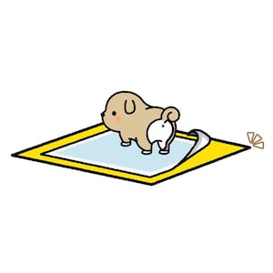 ペットシーツがずれないので安心して用を足せます