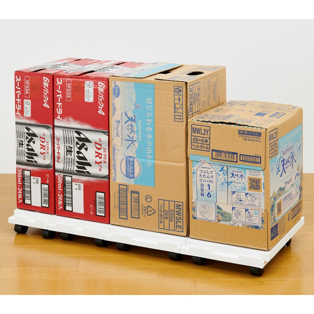 ストック量に合わせて連結して使用できます