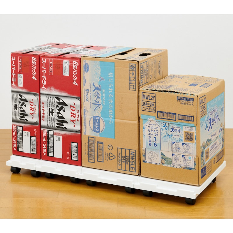 ストック量に合わせて連結して使用できます