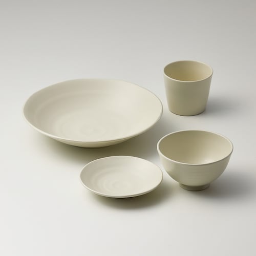 使いやすい軽量食器４点セット［日本製］ ＜1人用・4枚セット＞ 【食洗機/電子レンジ対応】